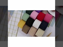 5 اندازه پارچه بندي دنده داغ چاپ نقطه نوار نوار 38mm کمان DIY لوازم جانبی دست ساز بسته بندی آب نبات