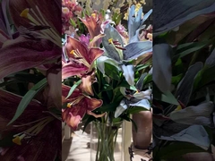 سبک اروپایی شبیه سازی ریترو رنگ گرادیانت لمس گل گل سرخ، گل شبیه سازی دکوراسیون خانه