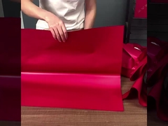 20 تکه از کاغذ بسته بندی گل با رنگ جامد با بافت خوب و محکم، یک رو روس محبوب