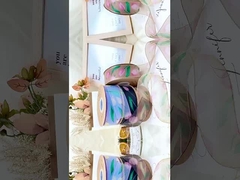 نوین آنلاین نوار کره ای لاله برف ابریشم نوار گل بسته بندی لوازم جانبی مو آرایه پوشاک نوار