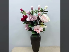 شبیه سازی مرزی EVA Magnolia فوم خانه داخلی گل های جعلی تزئینات لمس Magnolia