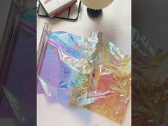 کاغذ بسته بندی رنگارنگ گل، کاغذ مروارید، رنگین کمان لیزر، آب نبات هفت رنگ شفاف