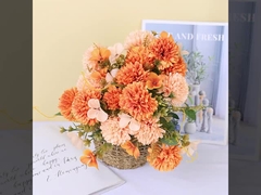 تزئینات مصنوعی کریزنتوم گل ابریشم، بابونه، آرایش عکس اتاق نشیمن، گل