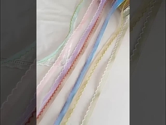 1 سانتی متر لبه امواج نخ نوار گل گل گل بانوی گل پختن مواد بسته بندی گل دست ساز DIY