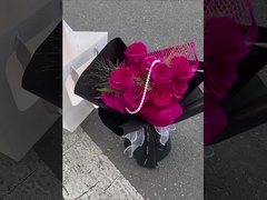 اولين عشق کاغذ رنگی جامد گل بوکت کاغذ بسته بندی، آبپاشي گل هنر بسته بندی پاپه