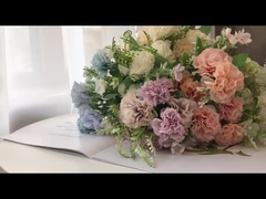 گل شبیه سازی گاردن سری رنگ بهار گل دسته کوچک روز مادر گل جعلی تازه s