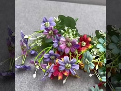 شبیه سازی 15 پوشش سر خوش خرسانتوم دستگیره کوچک بسته ابریشم گل خانه هتل عروسی pho