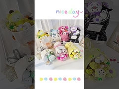 عروسک های مخمل خوابیده عمده فروشی Sanrio برای عروسک های کارتونی روز ولنتاین دوست دختر و بهترین دوست شما