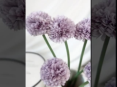 گل شبیه سازی شده 6 تکه مینی توپ خانه تزئین میز غذا خوردن گل هتل نرم تزئینات گل