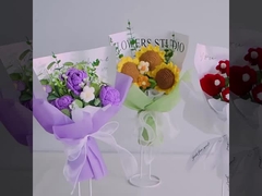 کراس مرز محبوب دست ساز گوهر چوبی نخ بافند گل رز جعبه هدیه روز مادر