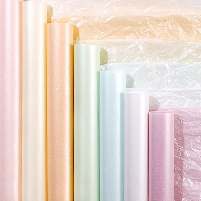 قیمت خوب کاغذ بسته بندی گل 50cm X70cm رول های مروارید زیبا ضد آب آنلاین