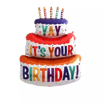 خرید تم کیک بادکنک فویل آلومینیومی اسباب بازی بچه گانه برای تزیین جشن تولد تولید آنلاین