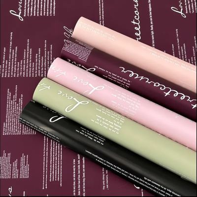 قیمت خوب کاغذ بسته بندی گل نامرئی رنگ سفارشی برای بسته بندی هدیه ضد آب آنلاین