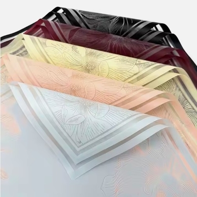خرید موولان مَت فیلم آبپاشی گل کاغذ بسته بندی در بسیاری از رنگ ها برای گل بوکت online manufacture