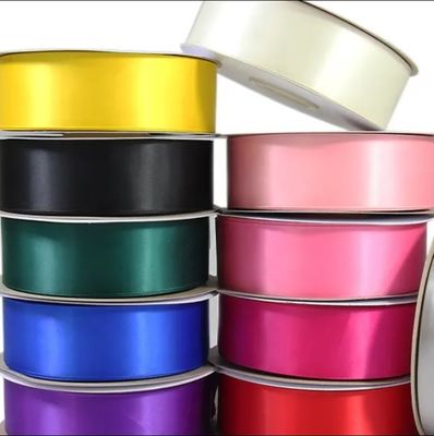 قیمت خوب نوار ساتین پلی استر در 7X4X1.1 سانتی متر اندازه بسته برای لوازم جانبی مد آنلاین