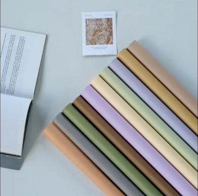 خرید 2024 کره ای مات ضد آب کاغذ رنگ جامد گل کاغذ بسته بندی گلدان بسته بندی گل فروشی لوازم عمده فروشی online manufacture