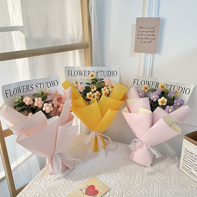 خرید خوشگل شبیه سازی گل گل پوش 520 روز مادر گل هدیه ابدی تنظیم برای ارسال دوست دختر دست گلدان تولید آنلاین