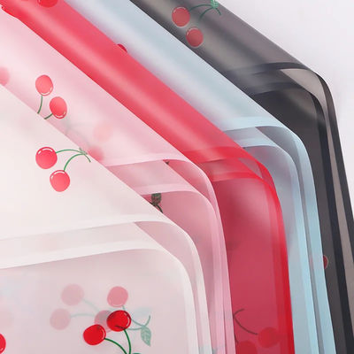 قیمت خوب رنگ سفارشی لیزیران گل گیلاس مات آبپاش گل بسته بندی کاغذ 60 * 30 * 3 سانتی متر اندازه بسته بندی برای ترتیب گل آنلاین