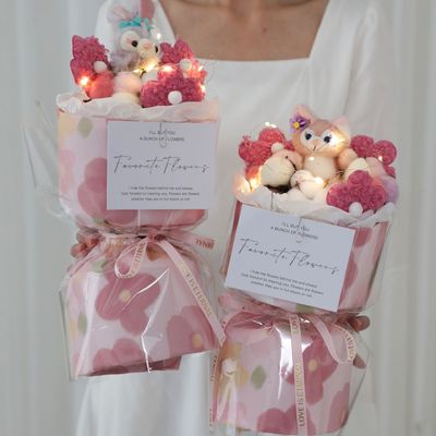 قیمت خوب گلدان رنگارنگ عروسک کارتونی برای روز کودکان 20x35 سانتی متر چند رنگ آنلاین