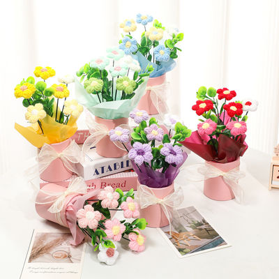 قیمت خوب گل ها انواع بافته گل آفتابگردان پف آغوش سطل کامل برای روز زنان و جشن روز مادر آنلاین