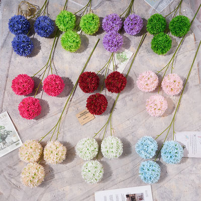 قیمت خوب شبیه سازی پمپوم گل های ساختگی برای ترتیب کف عروسی، تزئینات زینت بالا برای تنظیم عروسی آنلاین