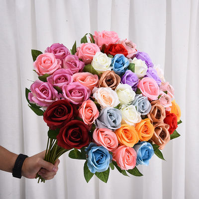 خرید گل رز تقليدي دست سازي شده براي عروسي خانه دکوراسيون روز ولنتين تولید آنلاین