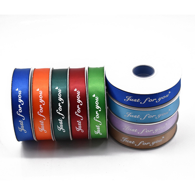 خرید 2CM نوار پلی استر چاپ فقط برای شما نوار بسته بندی گل نوار می تواند چاپ LOGO نقطه عمده فروشی online manufacture