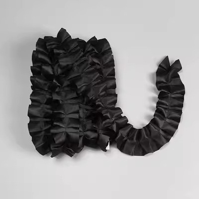 خرید لبه دامن کیک گل های باد خوشمزه کوچک بسته بندی گل های تازه بسته بندی دامن سفید لبه نوار چروک مواد DIY online manufacture