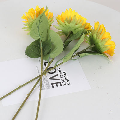 خرید گل مصنوعی آفتابگردان، خانه گل آفتابگردان، دکوراسیون اتاق نشیمن هتل، گلدان گل تولید آنلاین