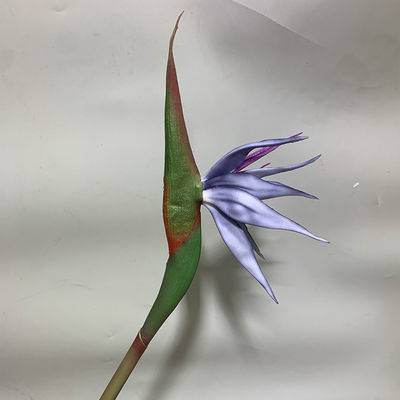 قیمت خوب پرنده ی بهشت از لاستیک نرم گل مصنوعی پلاستیکی تزئینات خانگی در سبک چینی برای عکاسی عروسی آنلاین