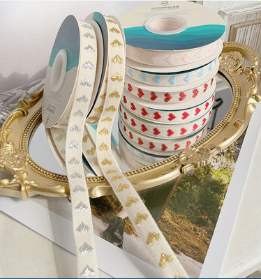 خرید روبان گلدوزی عشق با استحکام بالا، روبان بسته بندی گل، روبان های گل کره ای، مواد دست ساز DIY تولید آنلاین