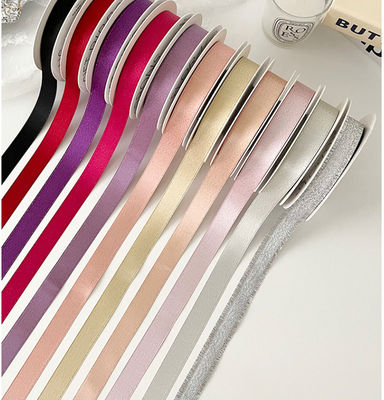 قیمت خوب نوار پارچه ای صورتی روشن دست ساز DIY ضروری برای دسته گل و گل آرایی آنلاین