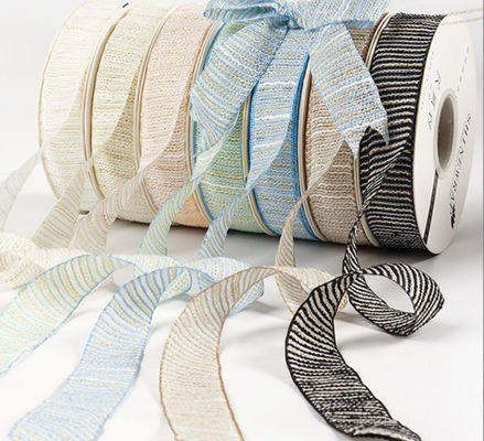 خرید Qixi روز ولنتاین طلایی عصر ابریشم نوار گل بسته در مواد پارچه بافته تولید آنلاین