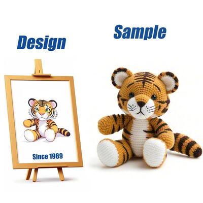 خرید اسباب بازی مخمل دار قلاب بافی سفارشی Amigurumi، اسباب بازی نرم 11-30 سانتی متری OEM با گواهینامه های CE/EN71/CPC/ASTM تولید آنلاین