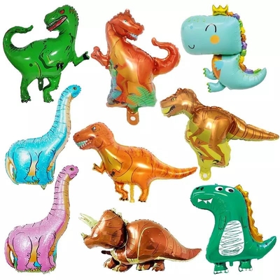 قیمت خوب عمده فروشی بادکنک های سری دایناسور Tyrannosaurus Rex Brontosaurus Charizard Charizard Dinosaur theme بالون فویلی تزئینی آنلاین
