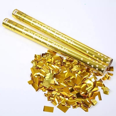قیمت خوب عمده فروشی طلای سفارشی توپ کنفتی ایمن و سازگار با محیط زیست برای مهمانی آنلاین