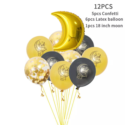 قیمت خوب ست بادکنک لاتکس عید تزیینات عید رمضان برای جشن جشن جشن 12 اینچ آنلاین