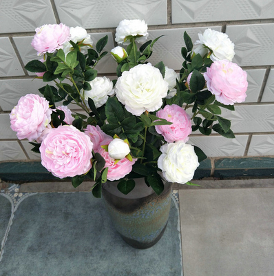 قیمت خوب دسته گل مصنوعی تزئینی گل صد تومانی برای عروسی خانگی آنلاین