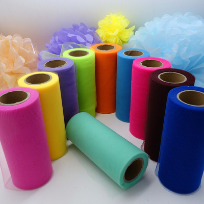 قیمت خوب 6 اینچ پهن Organza Tulle Rolls سبک بافت و تکنیک های تمبر آنلاین