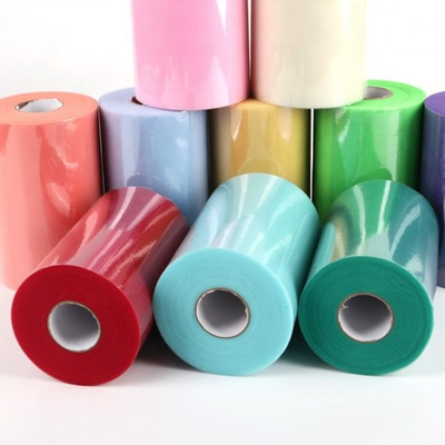 قیمت خوب دستورالعمل های مراقبت دست شویی یا خشک تمیز ساده Organza تول رول برای مهمانی آنلاین