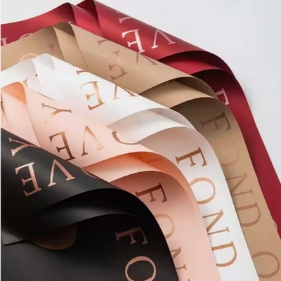 قیمت خوب 50 گرام Love Bronzing Paper Paper ضد آب برای بسته بندی و بسته بندی گلدان آنلاین