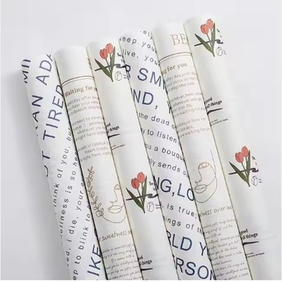 قیمت خوب کاغذ بسته بندی لاله برای بوکت گل 58*58cm 50g بسته بندی هدیه آنلاین