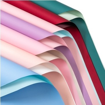 قیمت خوب کاغذ بسته بندی گل دو رنگ مواد بسته بندی هدیه برای فروشگاه گل و هنر توسط Ou Ya Paper آنلاین