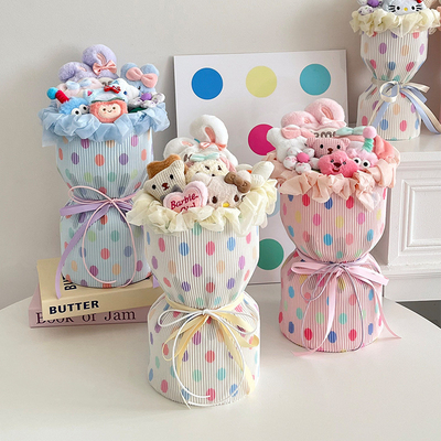 قیمت خوب لباس خوشگل و زیبا دوپامین Dot Finished Bouquet Soap Rose Flower هدیه روز ولنتاین برای دوست دختر آنلاین