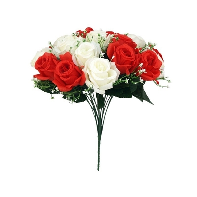 قیمت خوب دسته گل رز مصنوعی، تزئینات خانگی، آرایش گل، لوازم عروسی جشنواره آنلاین