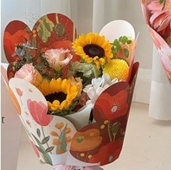 قیمت خوب کاغذ بسته بندی گل، کاغذ کرافت زبان گل تابستانی آنلاین