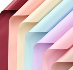 قیمت خوب کاغذ عشق اول سبک کره ای کاغذ رنگ جامد اویا گل بسته بندی کاغذ آنلاین
