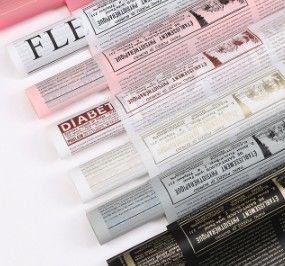 قیمت خوب کاغذ بسته بندی گل ضد آب سبک اروپایی انگلیسی آنلاین