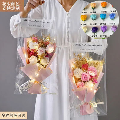 قیمت خوب روز ولنتاین هدیه خلاقانه صابون دستی گل رز بسته گل آفتابگردان محصول تمام شده روز زنان هدیه خلاقانه عمده فروشی محصولات آنلاین