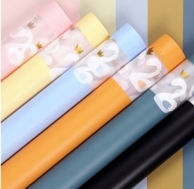 قیمت خوب کاغذ آبپاش ژله ای ضد آب کاغذ مات پرنسس اسوان نورشا کاغذ بسته بندی گل آنلاین